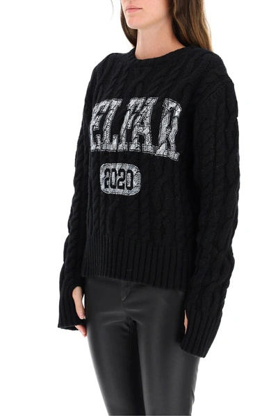 Shop Telfar Logo Sweater In Black