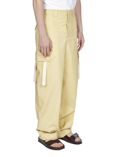 Shop Jacquemus Le Pantalon Alzu Pants In Yellow