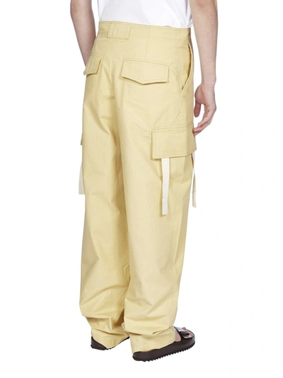 Shop Jacquemus Le Pantalon Alzu Pants In Yellow