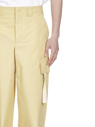 Shop Jacquemus Le Pantalon Alzu Pants In Yellow