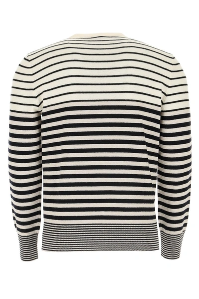 Shop Alexander Mcqueen Striped Sweater In Multi