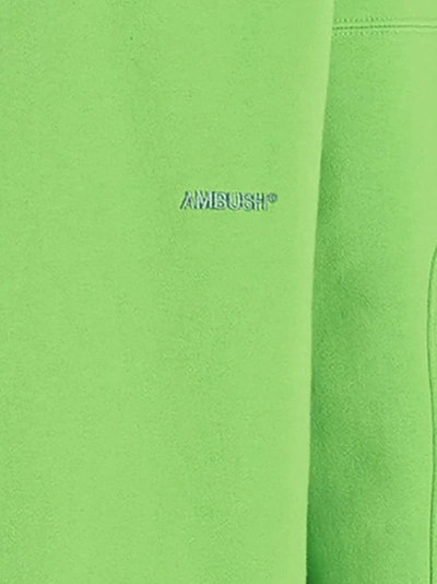 Shop Ambush Logo Embroidered Sweater In Green
