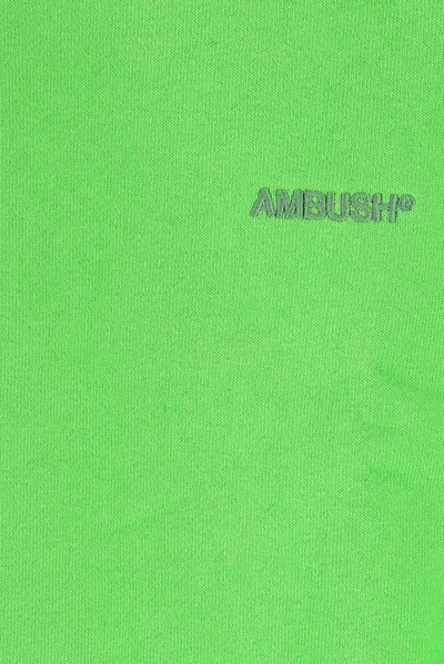 Shop Ambush Logo Embroidered Sweater In Green