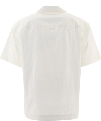Shop Jacquemus La Chemise Jean Bowling Shirt In White