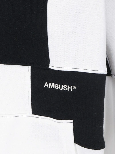 Shop Ambush Logo Patchwork Hoodie In Multi