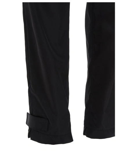 Shop Prada Straight Leg Pants In Black
