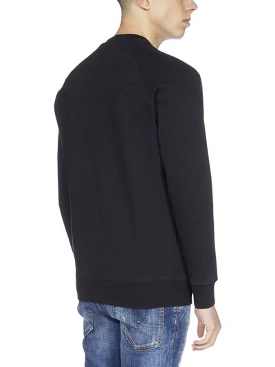 Shop Maison Kitsuné Fox Head Patch Sweatshirt In Black