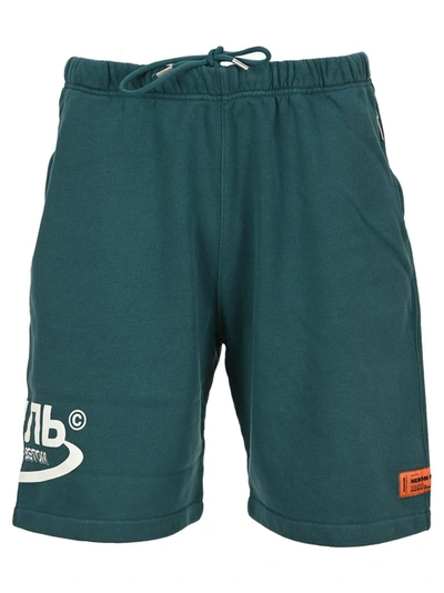 Shop Heron Preston Ctnmb Sweat Shorts In Green