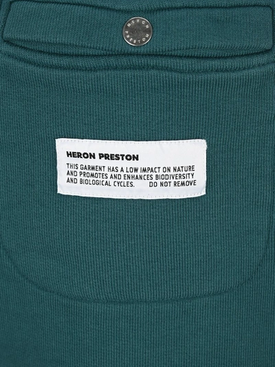 Shop Heron Preston Ctnmb Sweat Shorts In Green