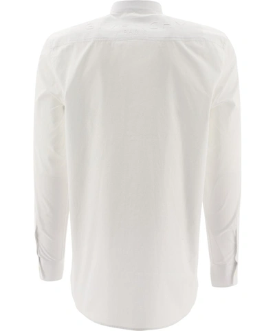 Shop Givenchy Logo Band Shirt In White