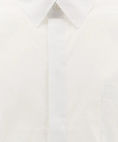 Shop Givenchy Logo Band Shirt In White