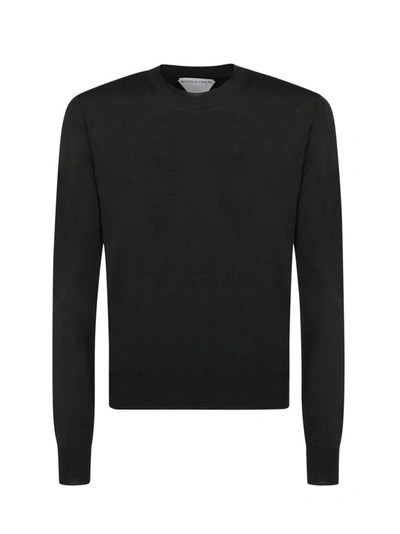 Shop Bottega Veneta Crewneck Knit Sweater In Green