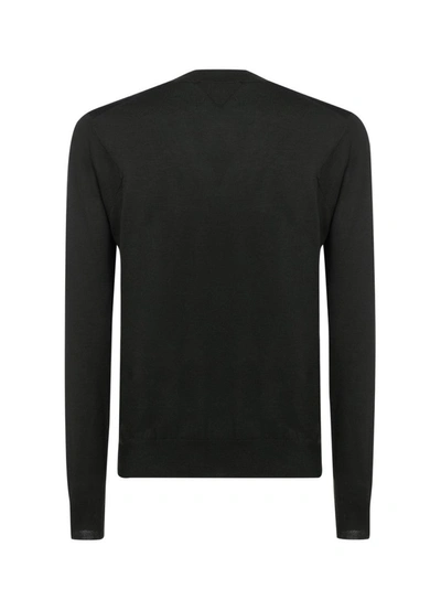 Shop Bottega Veneta Crewneck Knit Sweater In Green