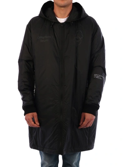 Shop Moncler Genius Moncler X Fragment Hiroshi Fujiwara Hooded Coat In Black