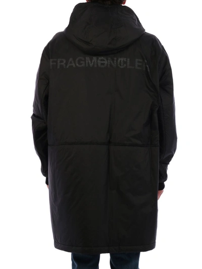 Shop Moncler Genius Moncler X Fragment Hiroshi Fujiwara Hooded Coat In Black