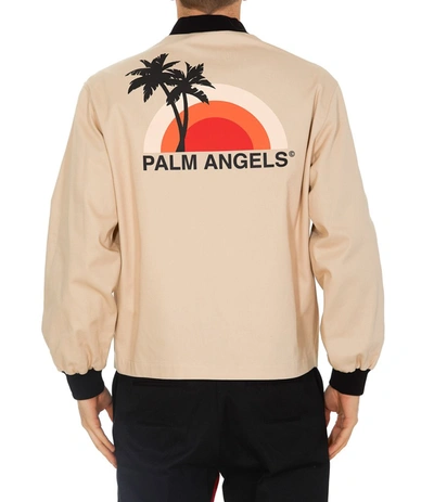 Shop Palm Angels Colour In Beige