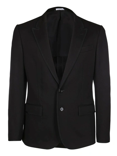 Shop Dolce & Gabbana Single Breasted Blazer In Black