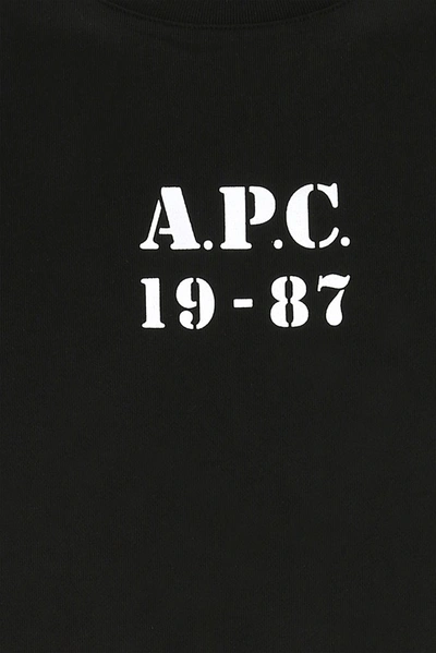 Shop Apc A.p.c. Gaby Logo Sweatshirt In Black