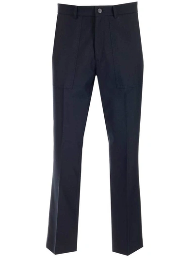 Shop Moncler Genius Moncler 1952 Tailored Trousers In Blue