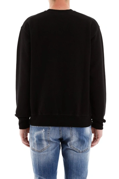 Shop Dsquared2 Icon Print Sweatshirt In Black