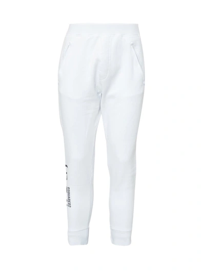 Shop Dsquared2 Icon Logo Printed Track Pants In White