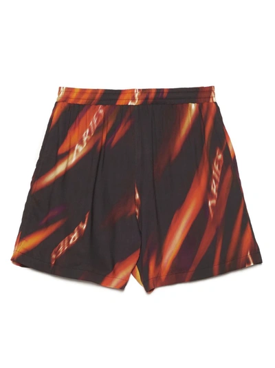 Shop Aries Fyre Logo Shorts In Multi