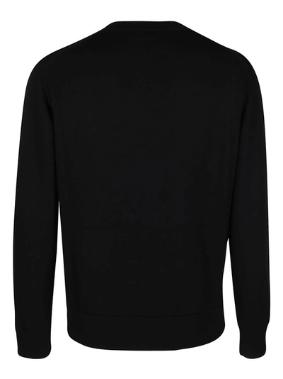 Shop Kenzo Tiger Crest Knitted Jumper In Black