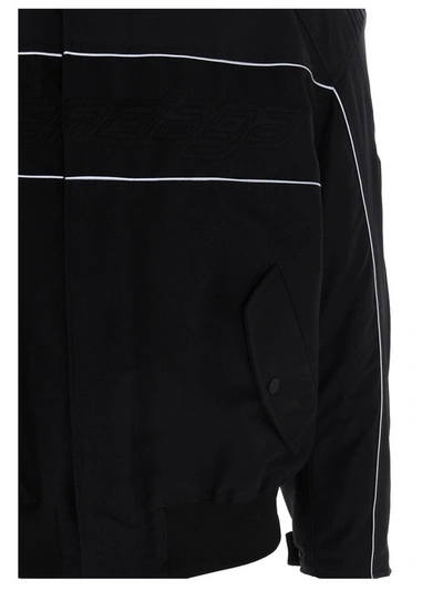 Shop Balenciaga Racing Jacket In Black