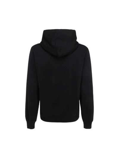 Shop Dolce & Gabbana Logo Embroidered Hoodie In Black