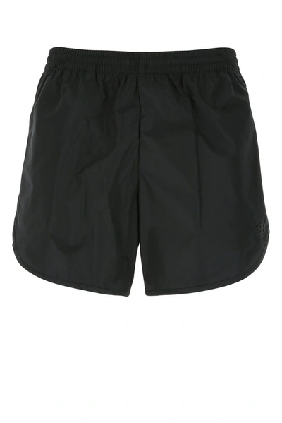 Shop Balenciaga Plain Swim Shorts In Black