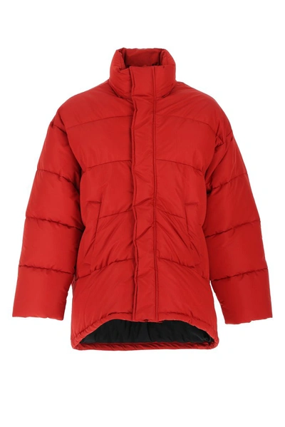 Balenciaga Oversized Padded Jacket In Red | ModeSens