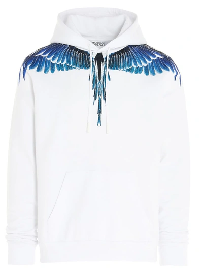 Shop Marcelo Burlon County Of Milan Wings Hoodie In White