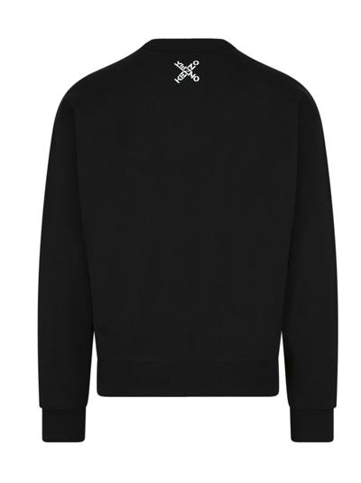 Shop Kenzo Sport Big X Logo Print Sweatshirt In Black