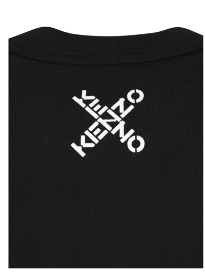 Shop Kenzo Sport Big X Logo Print Sweatshirt In Black