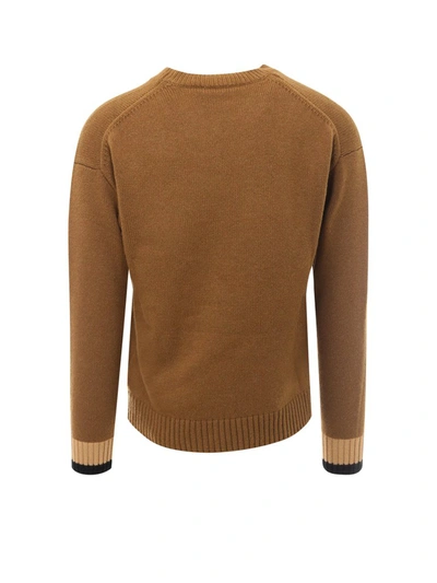 Shop Kenzo K Logo Jumper In Brown