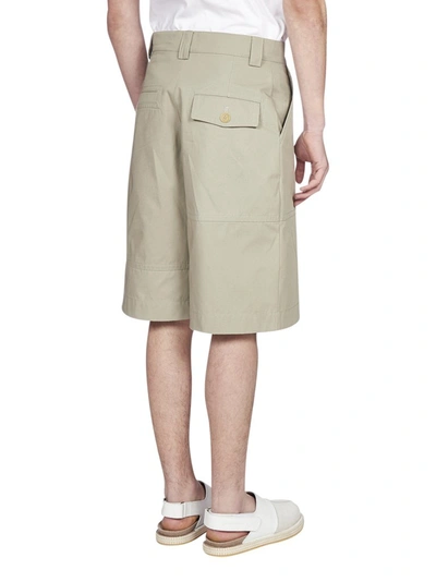 Shop Jacquemus Laurier Workwear Shorts In Green