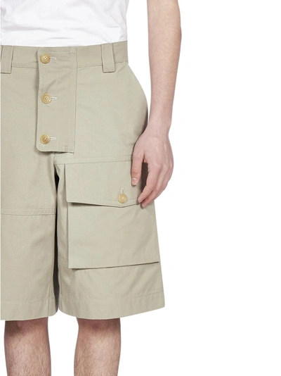Shop Jacquemus Laurier Workwear Shorts In Green