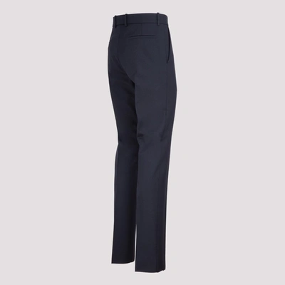 Shop Maison Margiela Tapered In Navy