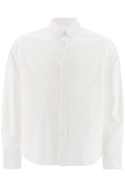 Shop Kenzo Tiger Crest Shirt In White