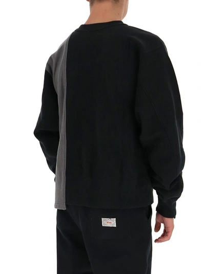 Shop Ambush Logo Panelled Sweatshirt In Black