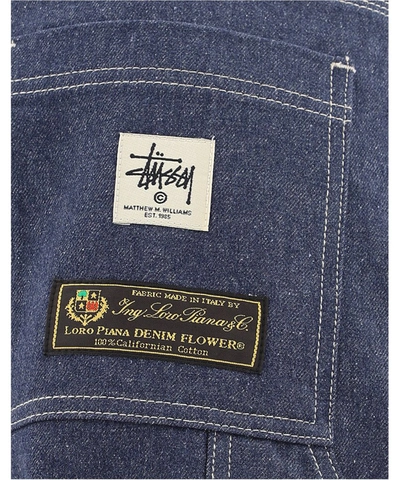 Shop Alyx 1017  9sm X Stüssy Carpenter Jeans In Blue