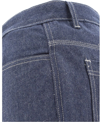 Shop Alyx 1017  9sm X Stüssy Carpenter Jeans In Blue