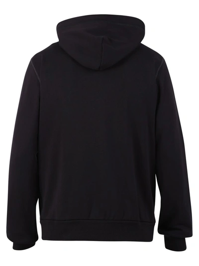 Shop Dolce & Gabbana Logo Patch Hoodie In Black