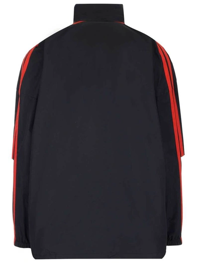 Balenciaga Men's Double Sleeve Zip-up Jacket In Blue | ModeSens