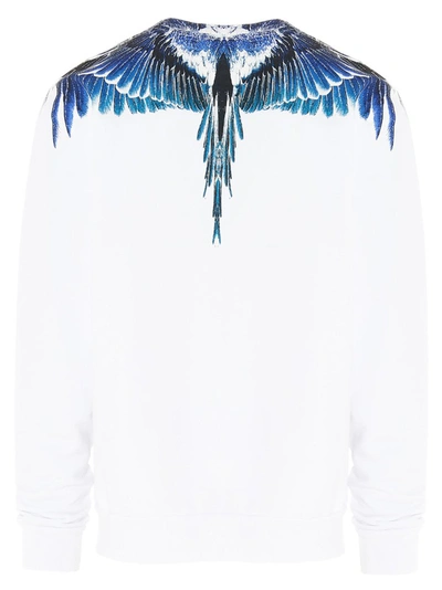 Shop Marcelo Burlon County Of Milan Wings Sweatshirt In White