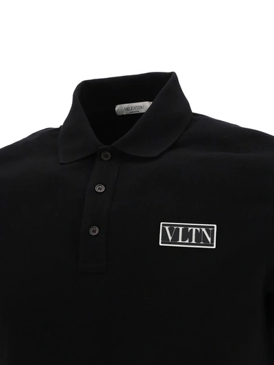 Shop Valentino Vltn Tag Short In Black