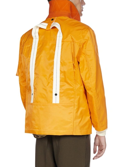 Shop Junya Watanabe Comme Des Garçons Utility Jacket In Orange