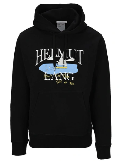 Shop Helmut Lang Hl Ocean Hoodie In Black