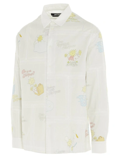 Shop Jacquemus Patchwork Shirt In White