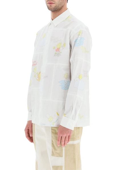 Shop Jacquemus Patchwork Shirt In White